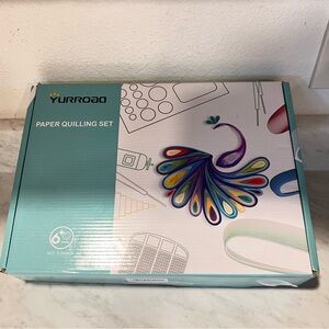 Paper Quilling  Starter Set - Teal & Multicolor
